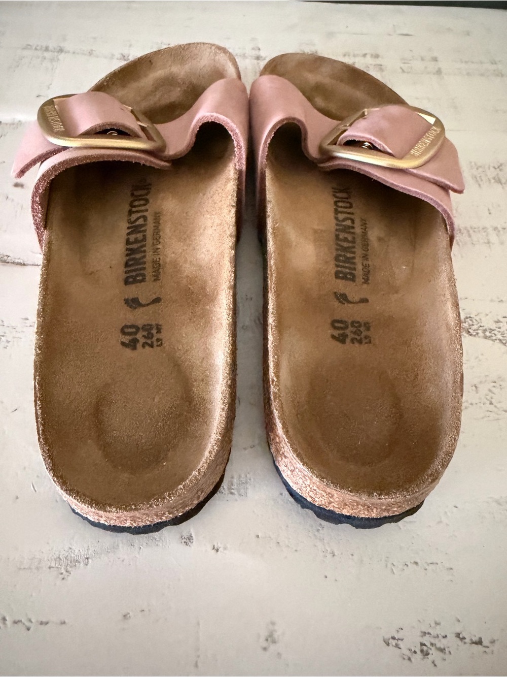 Birkenstock Madrid Big Buckle - Old Rose EU Size 40 - Picture 3 of 5